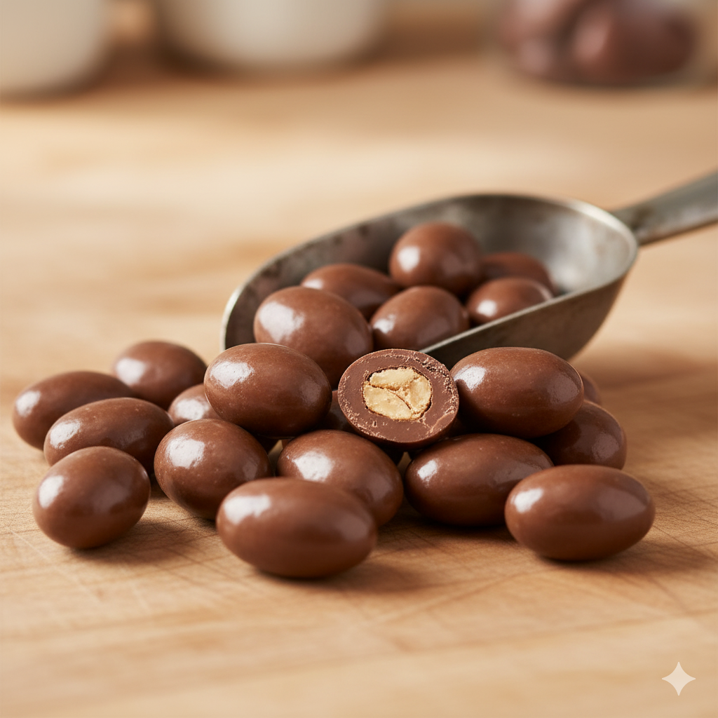 Tejcsokoládés manduladrazsé