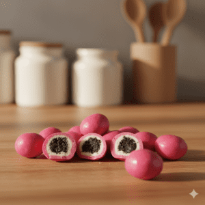 Frozen blackberry Dragee