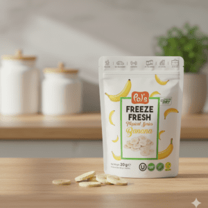 Gefriergetrocknete Banane