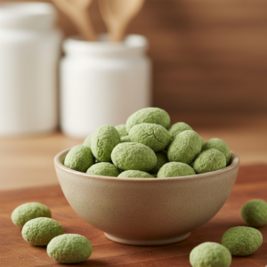 Wasabis bevonatú földimogyoró