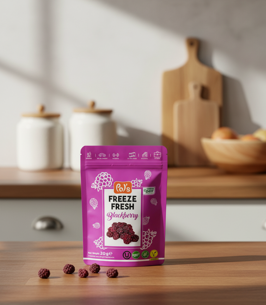 Fagyastva Szárított Szeder