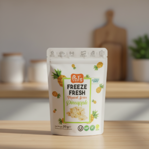 Fagyastva Szárított Ananasz