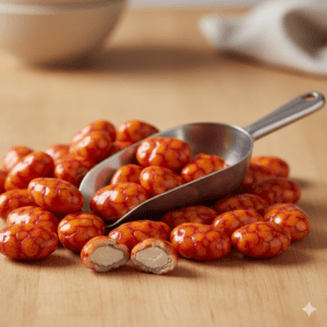 Mango and almond Dragee