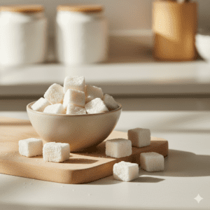 Cuburi de nucă de cocos