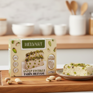 Cukormentes Tahini Halva Datolya Pekmezi és Pisztáciával – 175g