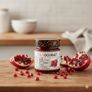 Dulceață de rodie fără zahăr cu semințe de chia