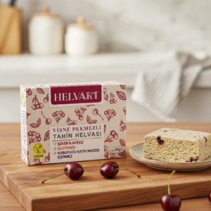 Cukormentes Tahini Halva Savanyú Cseresznye Pekmezzel